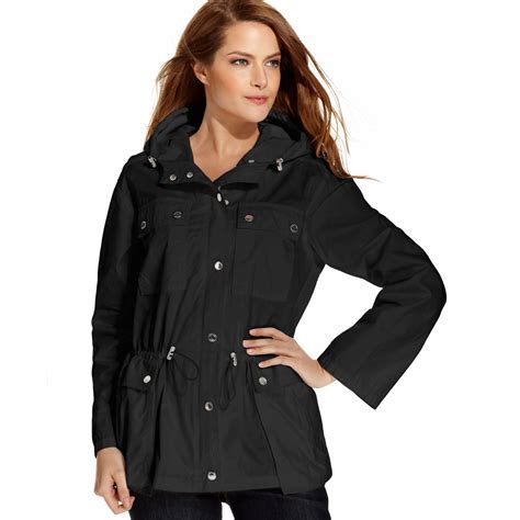 black michael kors parka|Michael Kors parka women's.